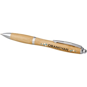 Stylo bille en bambou Nash (encre bleue) 12