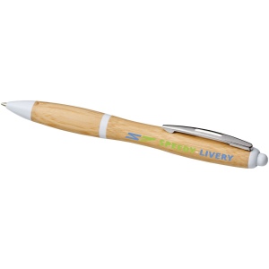 Stylo bille en bambou Nash (encre bleue) 13