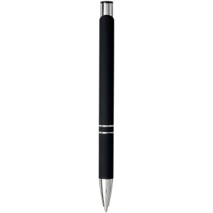 Stylo bille rétractable doux au toucher Moneta (encre noire) 18