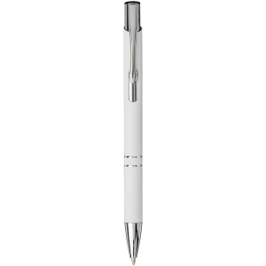 Stylo bille rétractable doux au toucher Moneta (encre noire) 10