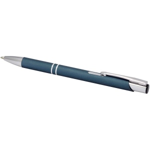 Stylo bille rétractable doux au toucher Moneta (encre noire) 29