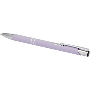 Stylo bille rétractable doux au toucher Moneta (encre noire) 30