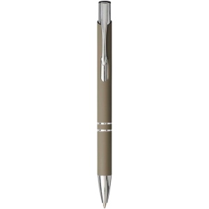 Stylo bille rétractable doux au toucher Moneta (encre noire) 4