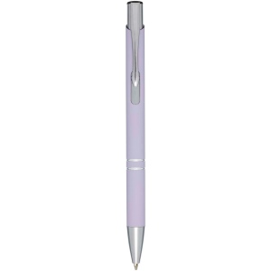 Stylo bille rétractable doux au toucher Moneta (encre noire) 7