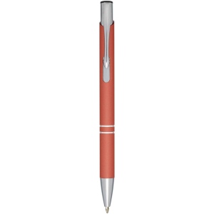 Stylo bille rétractable doux au toucher Moneta (encre noire) 3