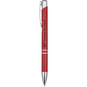 Stylo bille rétractable en aluminium Moneta (encre noire) 13