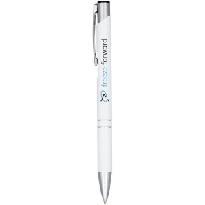 Stylo bille rétractable en aluminium anodisé Moneta (encre noire) 16