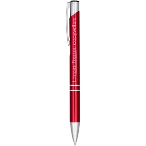 Stylo bille rétractable en aluminium anodisé Moneta (encre noire) 14
