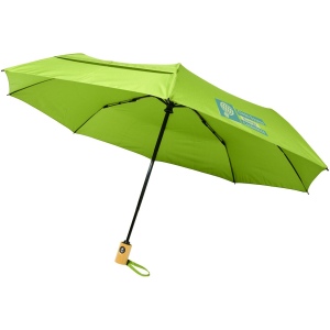 Parapluie en RPET pliable 21" à ouverture/fermeture automatique Bo 20