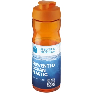 Bouteille de sport H2O Active® Eco Base 650ml avec couvercle à bascule 80