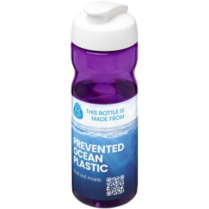 Bouteille de sport H2O Active® Eco Base 650ml avec couvercle à bascule 81