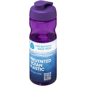Bouteille de sport H2O Active® Eco Base 650ml avec couvercle à bascule 82