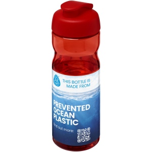 Bouteille de sport H2O Active® Eco Base 650ml avec couvercle à bascule 84
