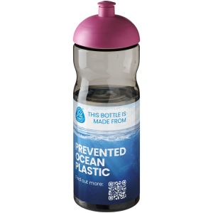 Bouteille de sport H2O Active® Eco Base 650ml avec couvercle dôme 55
