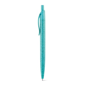 CAMILA. Stylo à bille en fibre de paille de blé et ABS avec clip 6