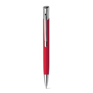 OLAF SOFT. Stylo à bille en aluminium, finition rubber 9