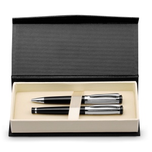 ORLANDO. Set de stylo et de roller en métal avec clip 2