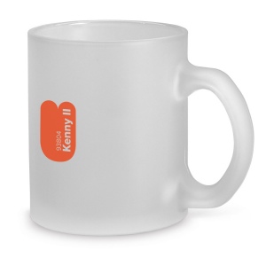 KENNY II. Mug en verre 340 mL 3
