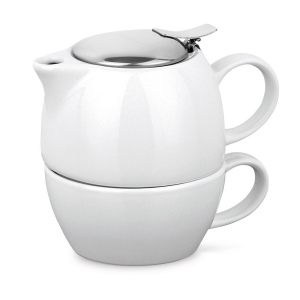 COLE. Set à thé 2 en 1 en porcelaine 2