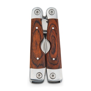 MAGNUM. Pince pliante multifonctions en acier inoxydable et en bois 5
