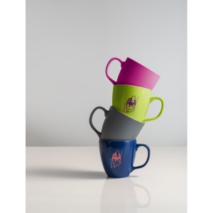 PANTHONY MAT. Tasse en porcelaine avec hydroglaçage 450 mL 16