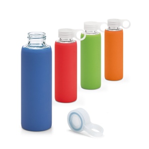 DHABI. Bouteille de sport en verre borosilicate 380 ml