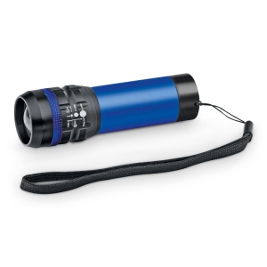 ZOOMIN. Lampe de poche en aluminium avec fonction zoom avec 3 modes d'éclairage 3