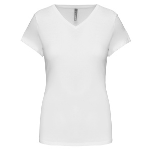 T-shirt col V manches courtes femme 2