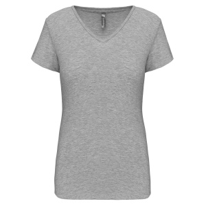 T-shirt col V manches courtes femme 4