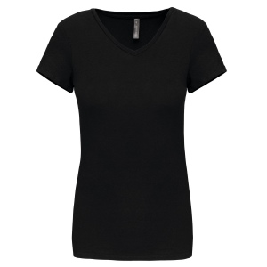 T-shirt col V manches courtes femme 3
