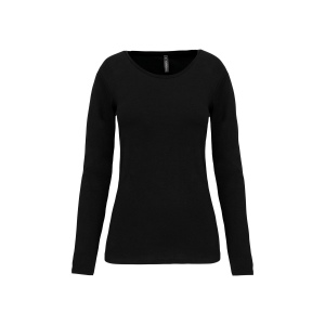 T-shirt col rond manches longues femme 3