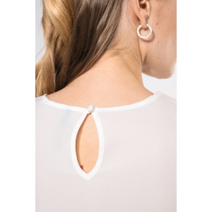Blouse crêpe manches courtes femme 64