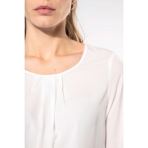 Blouse crêpe manches longues femme 14