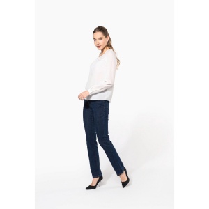 Blouse crêpe manches longues femme 15