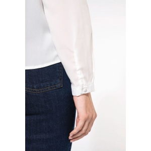 Blouse crêpe manches longues femme 18