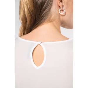 Blouse crêpe manches longues femme 19