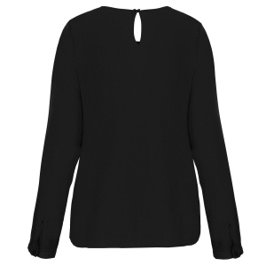 Blouse crêpe manches longues femme 7