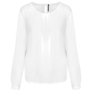 Blouse crêpe manches longues femme 3