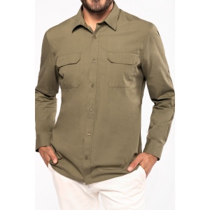Chemise safari manches longues homme 25