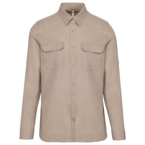 Chemise safari manches longues homme 2