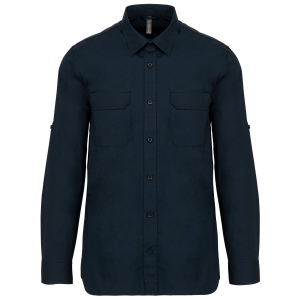 Chemise safari manches longues homme 4
