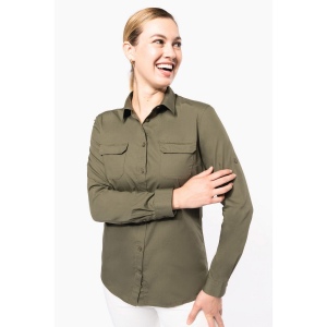 Chemise safari manches longues femme 15