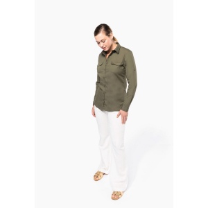 Chemise safari manches longues femme 17