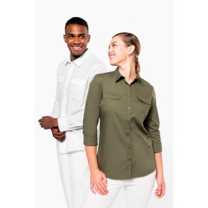Chemise safari manches longues femme 18