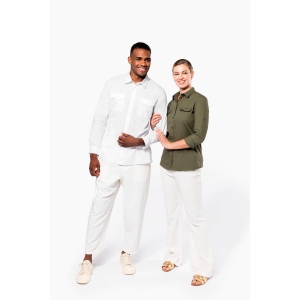 Chemise safari manches longues femme 19