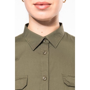 Chemise safari manches longues femme 20