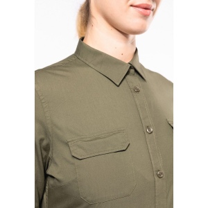 Chemise safari manches longues femme 21