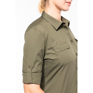 Chemise safari manches longues femme 22