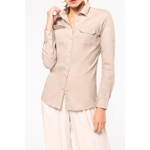 Chemise safari manches longues femme 26