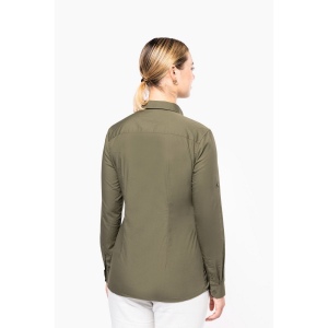 Chemise safari manches longues femme 14
